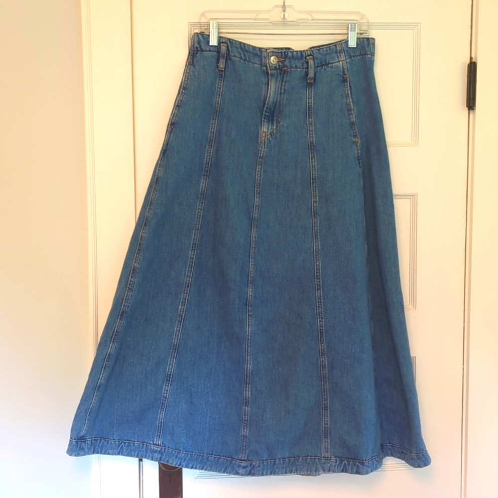 Zara denim skirt